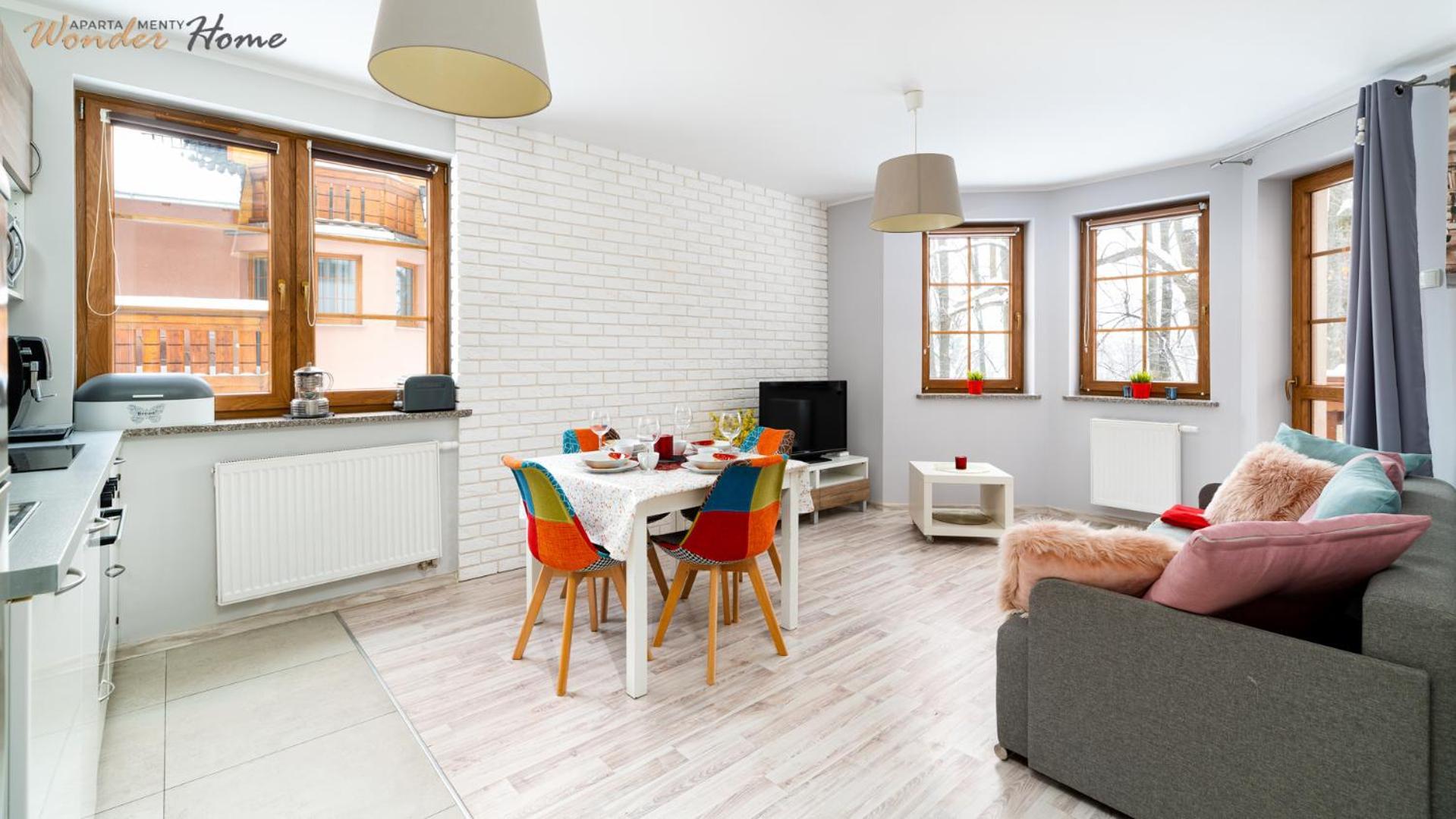 Wonder Home - Apartamenty Lesny Dom Z Balkonami, Niedaleko Centrum, W Cichej Okolicy 卡尔帕奇 外观 照片